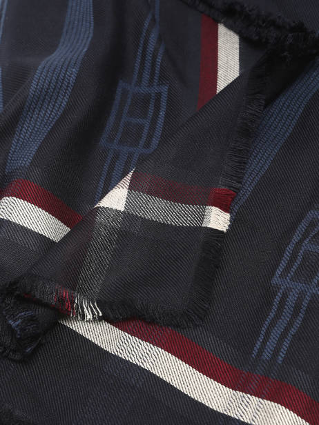 Sjaal Tommy hilfiger Blauw essentiel AW17351 ander zicht 1